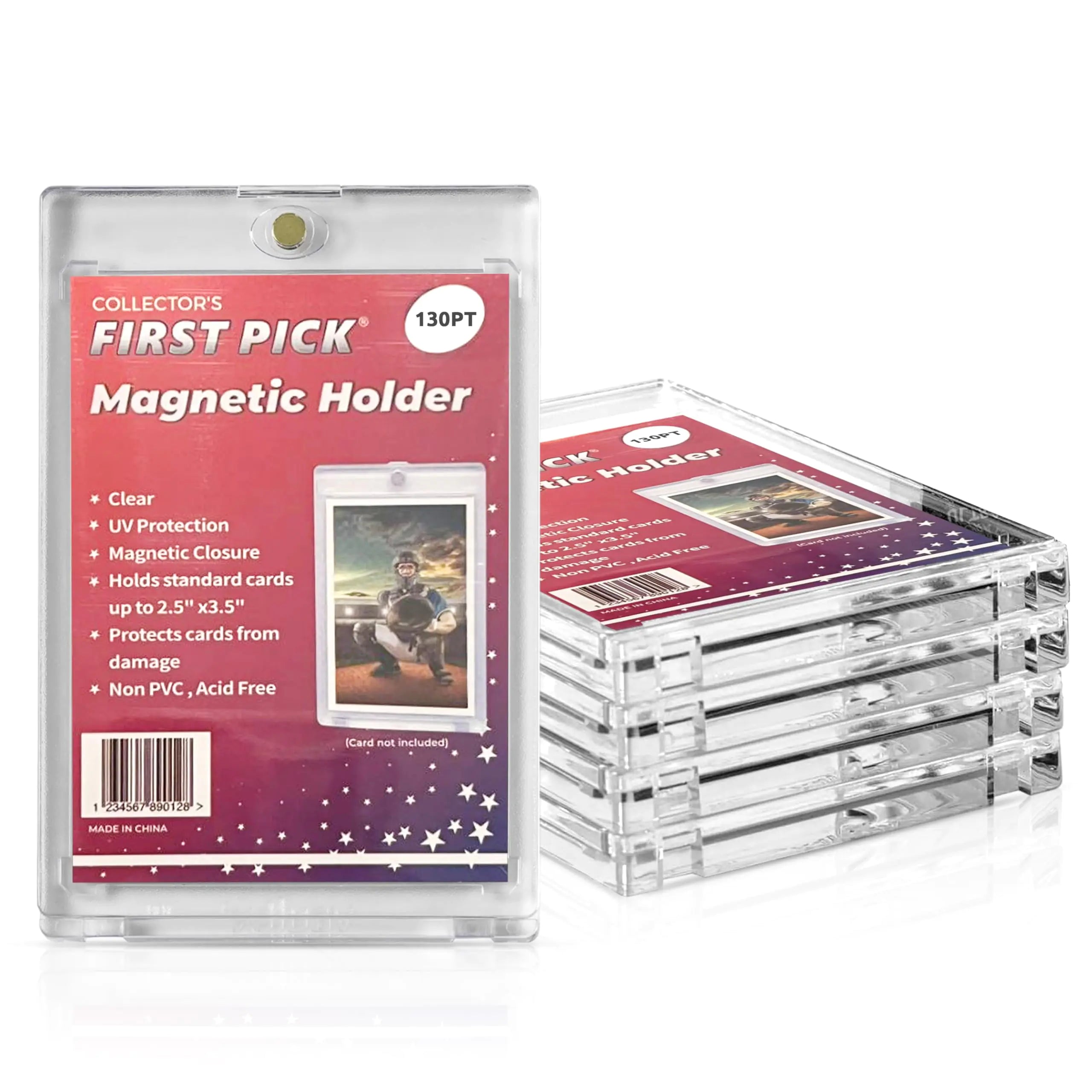 One-Touch Magnetic Card Holder 5 Pack