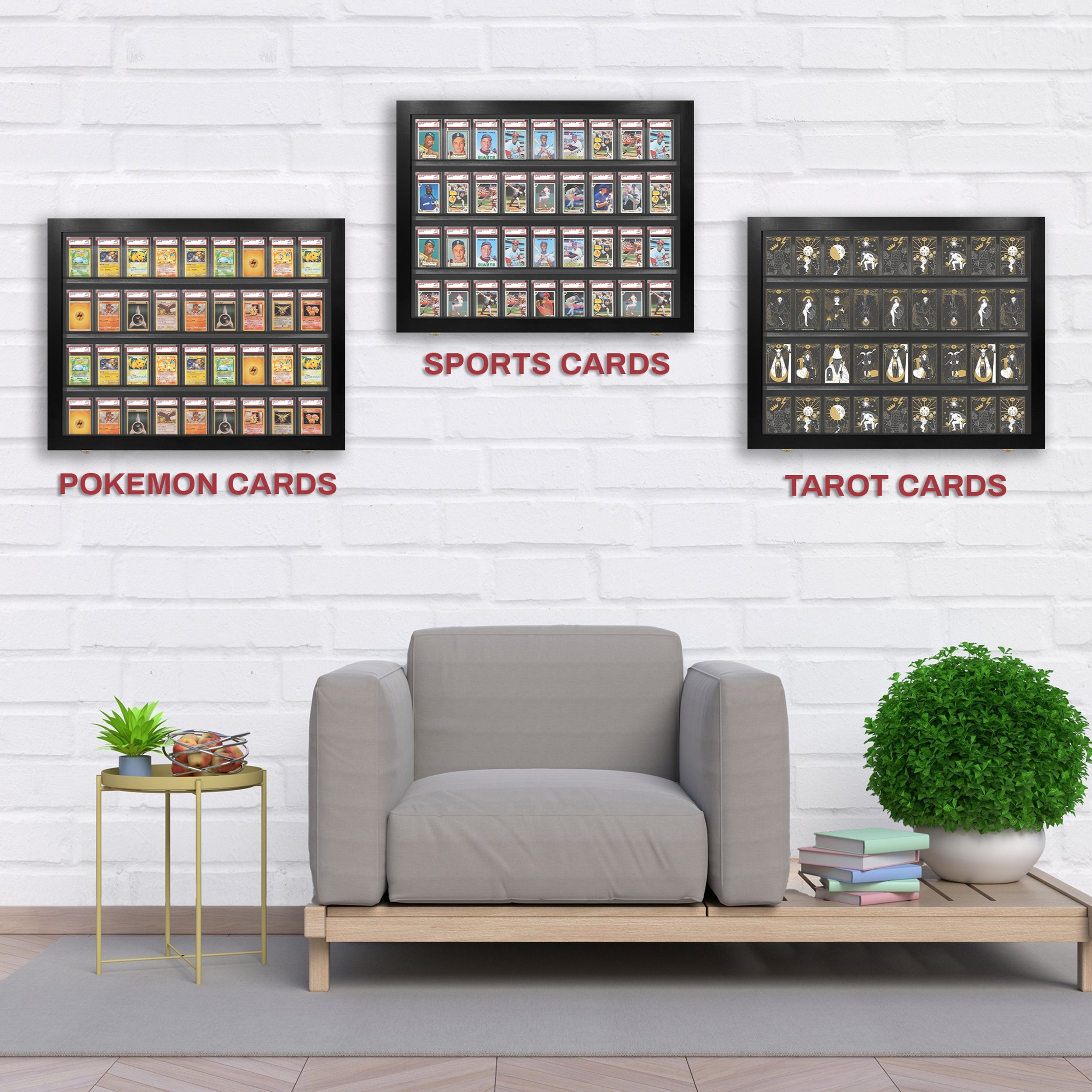 36-Slot Graded Card Display Case