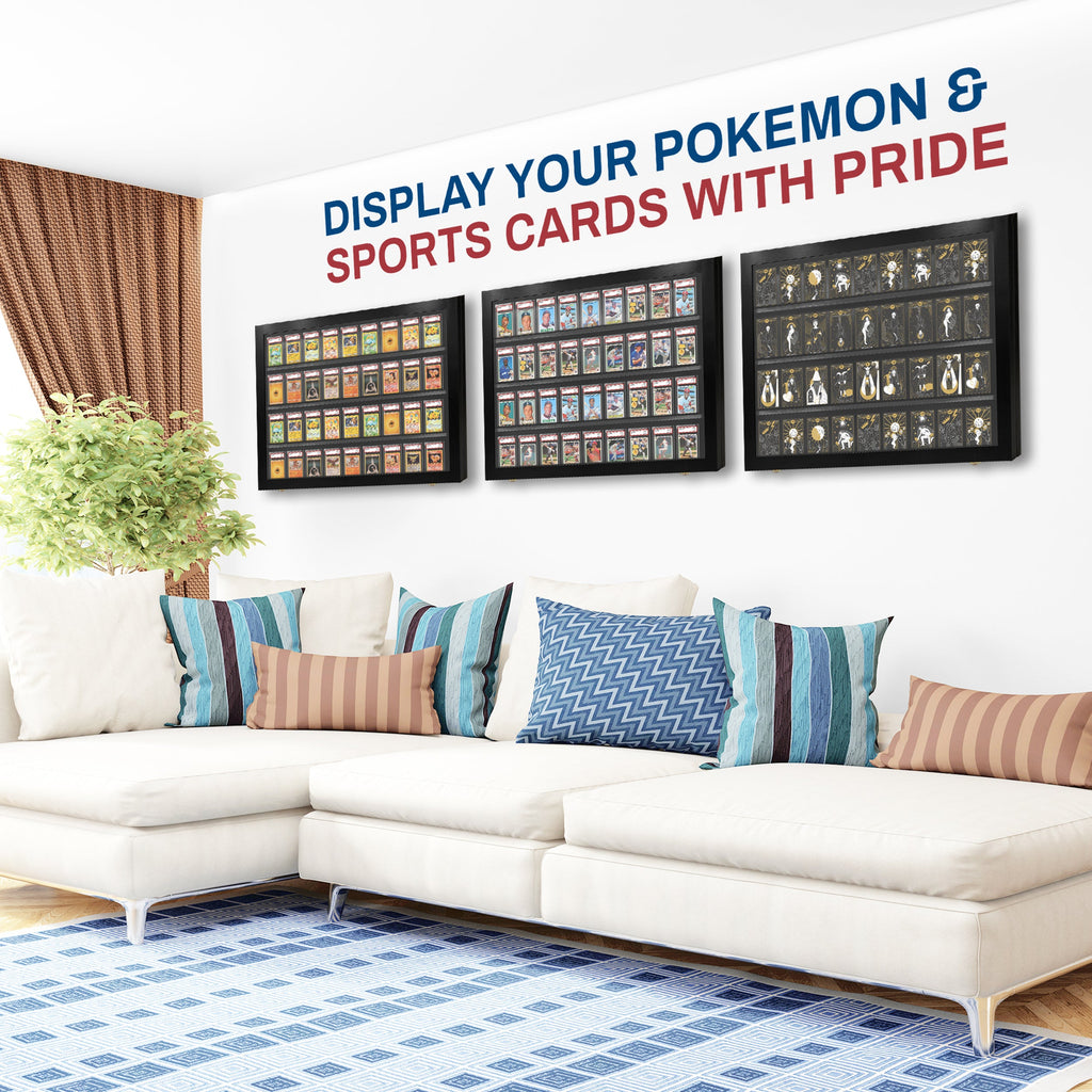 36-Slot Graded Card Display Case