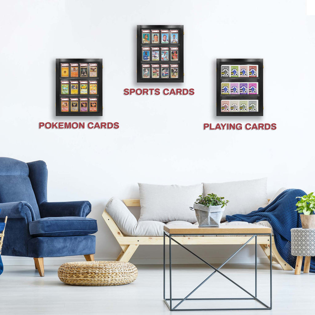 12-Slot Graded Card Display Case