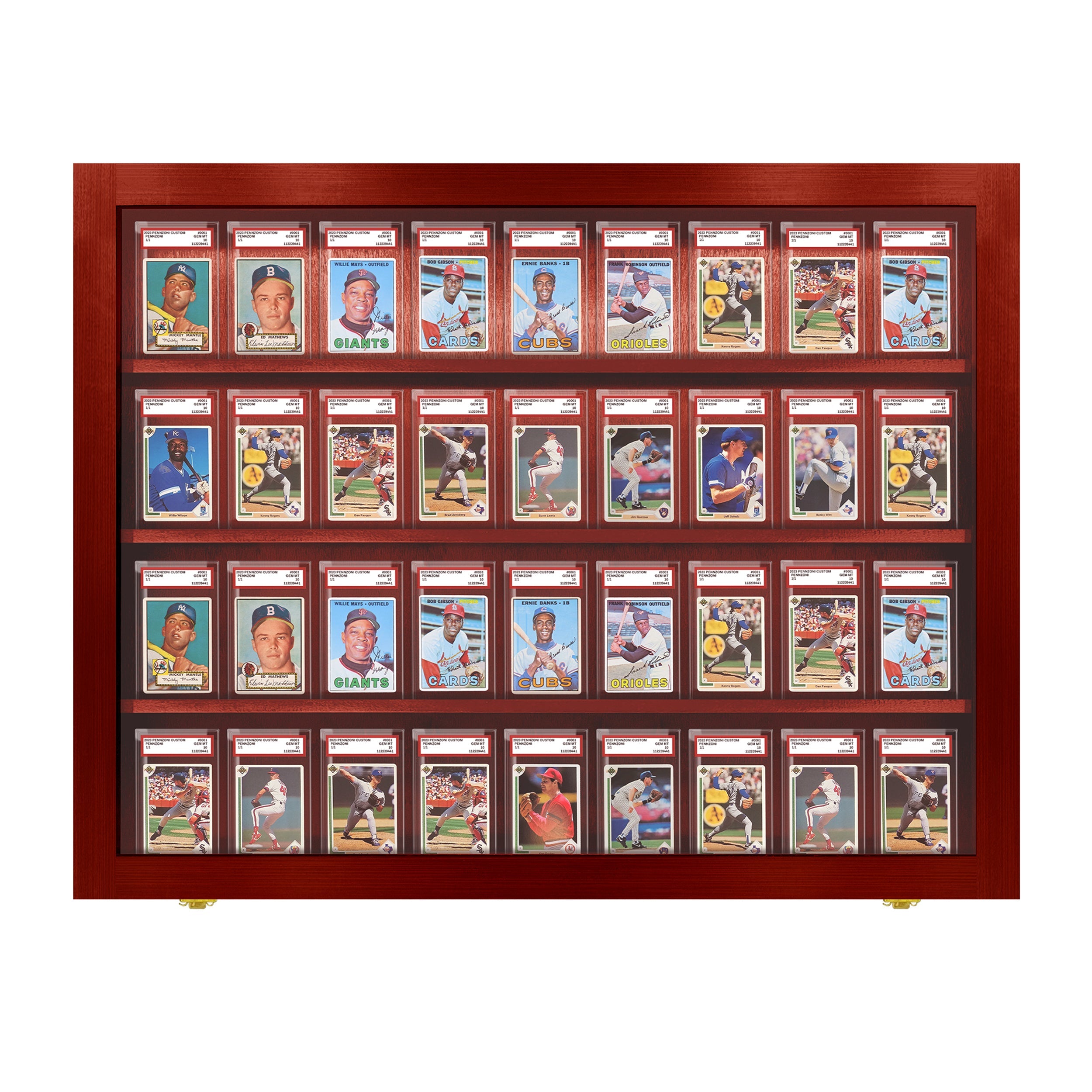 36-Slot Graded Card Display Case