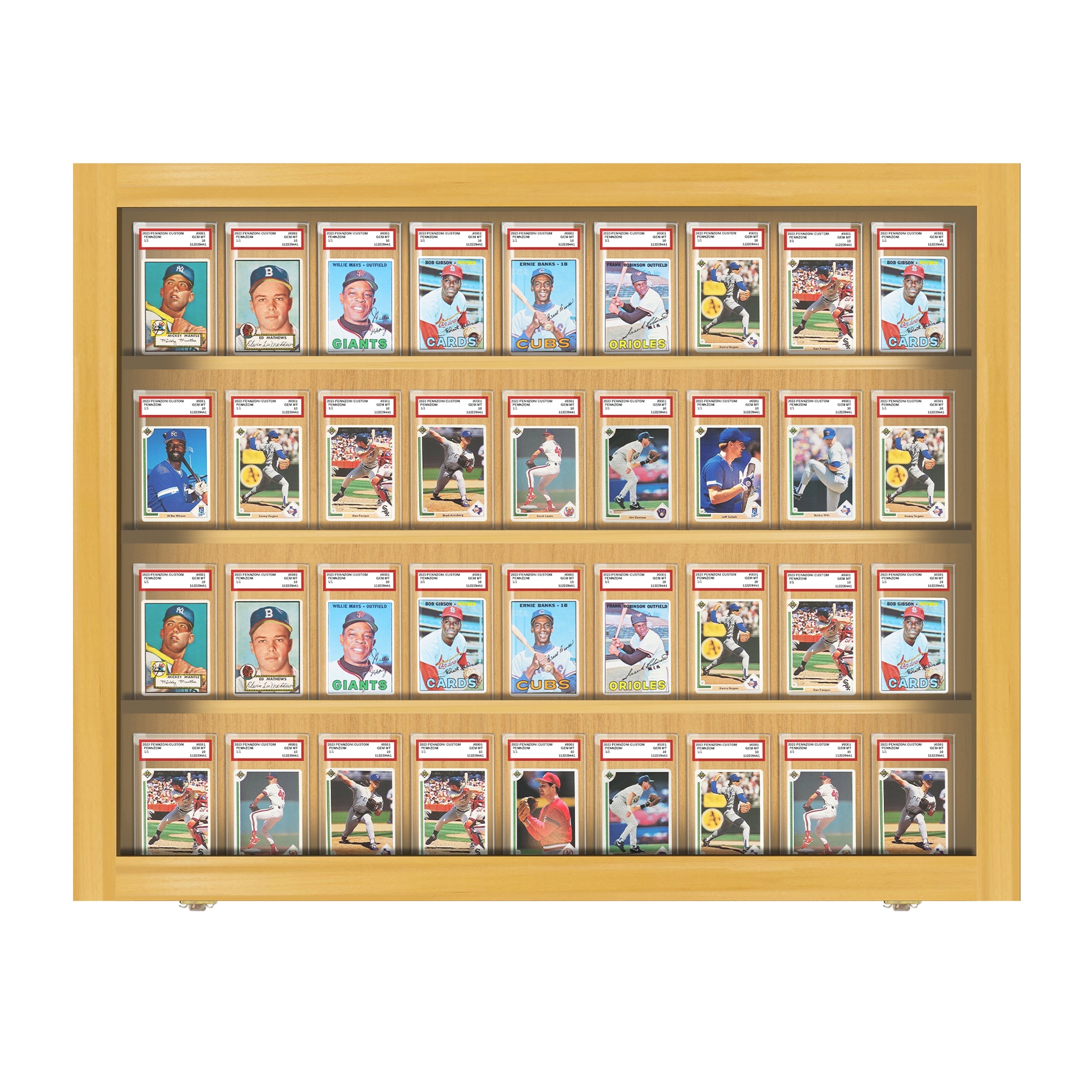 36-Slot Graded Card Display Case