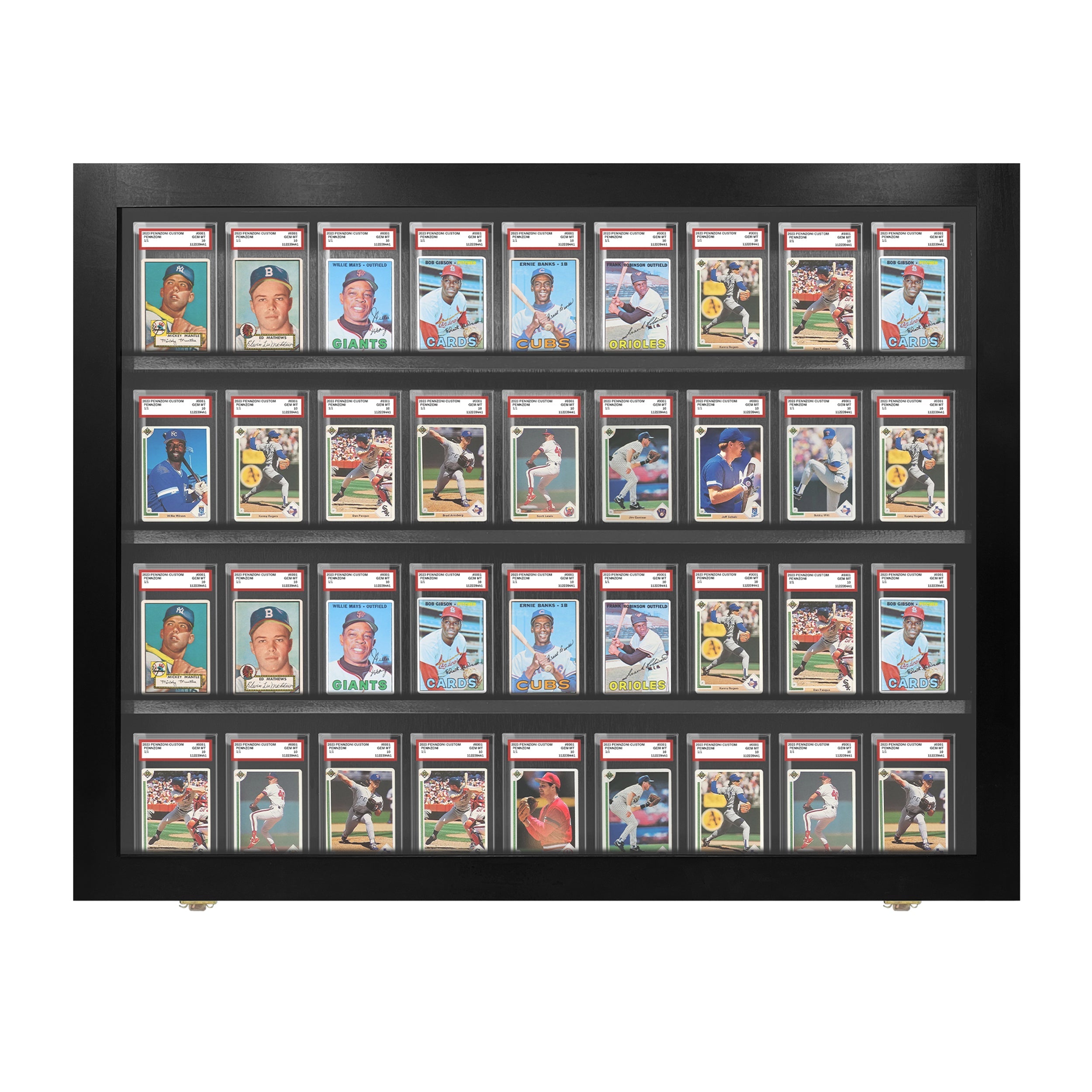 36-Slot Graded Card Display Case