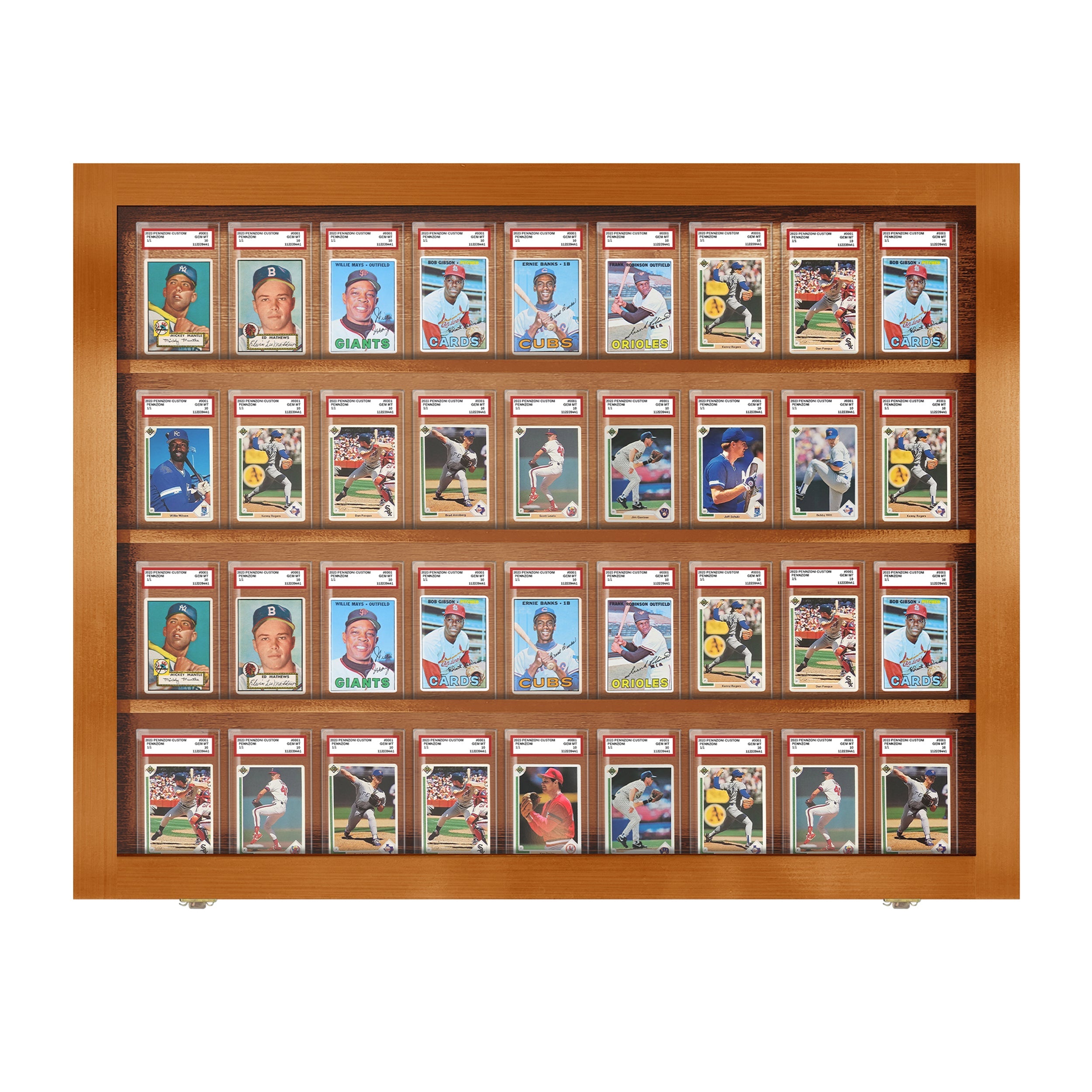 36-Slot Graded Card Display Case