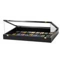 Portable Trade Show Card Display Case with Acrylic Lid